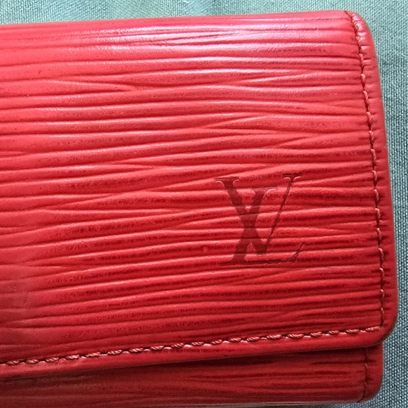 Louis Vuitton Red Epi Leather Wallet - Picture 2 of 9